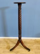 Victorian mahogany torchere