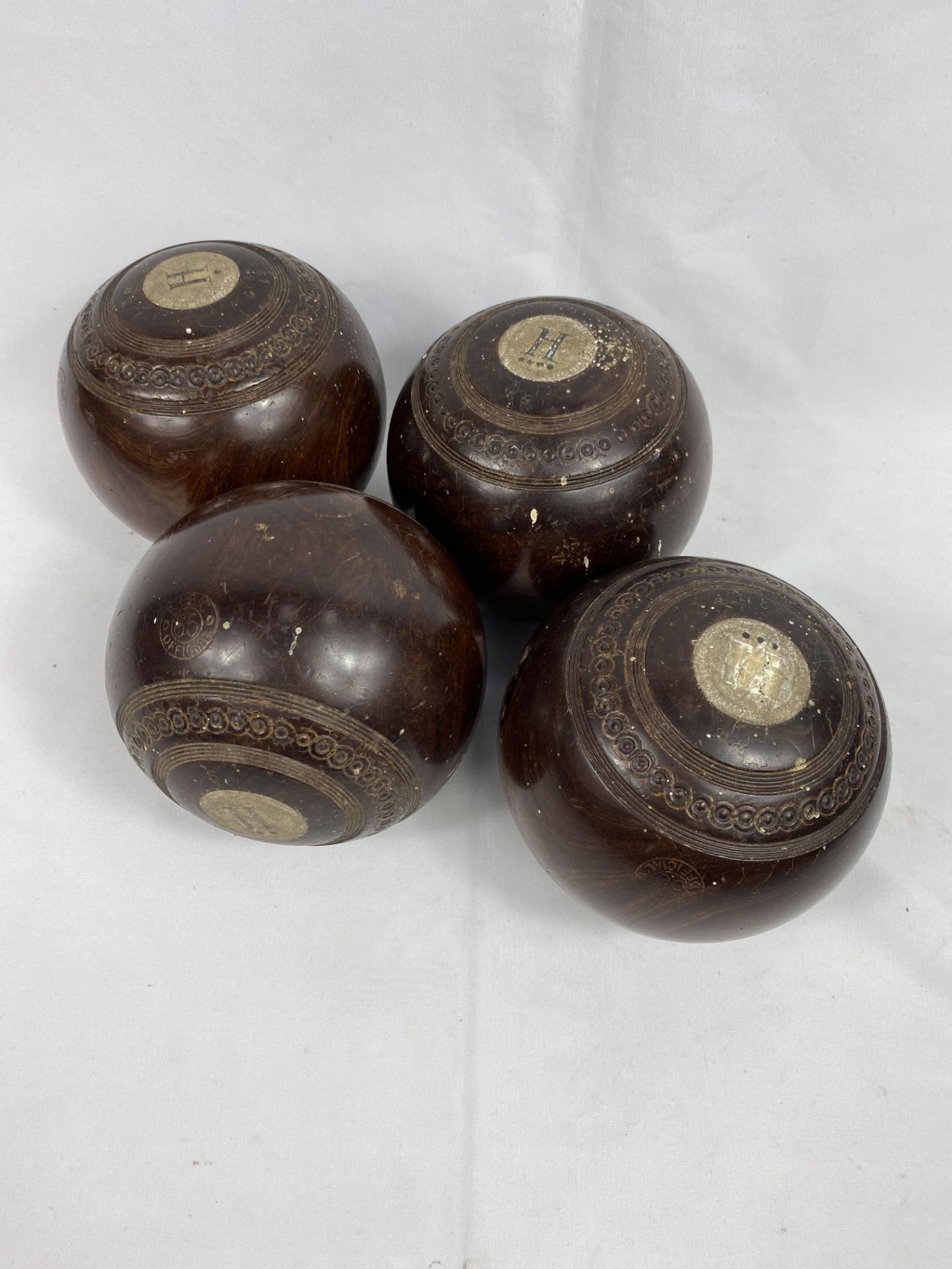 Four rosewood bowling balls - Image 6 of 6