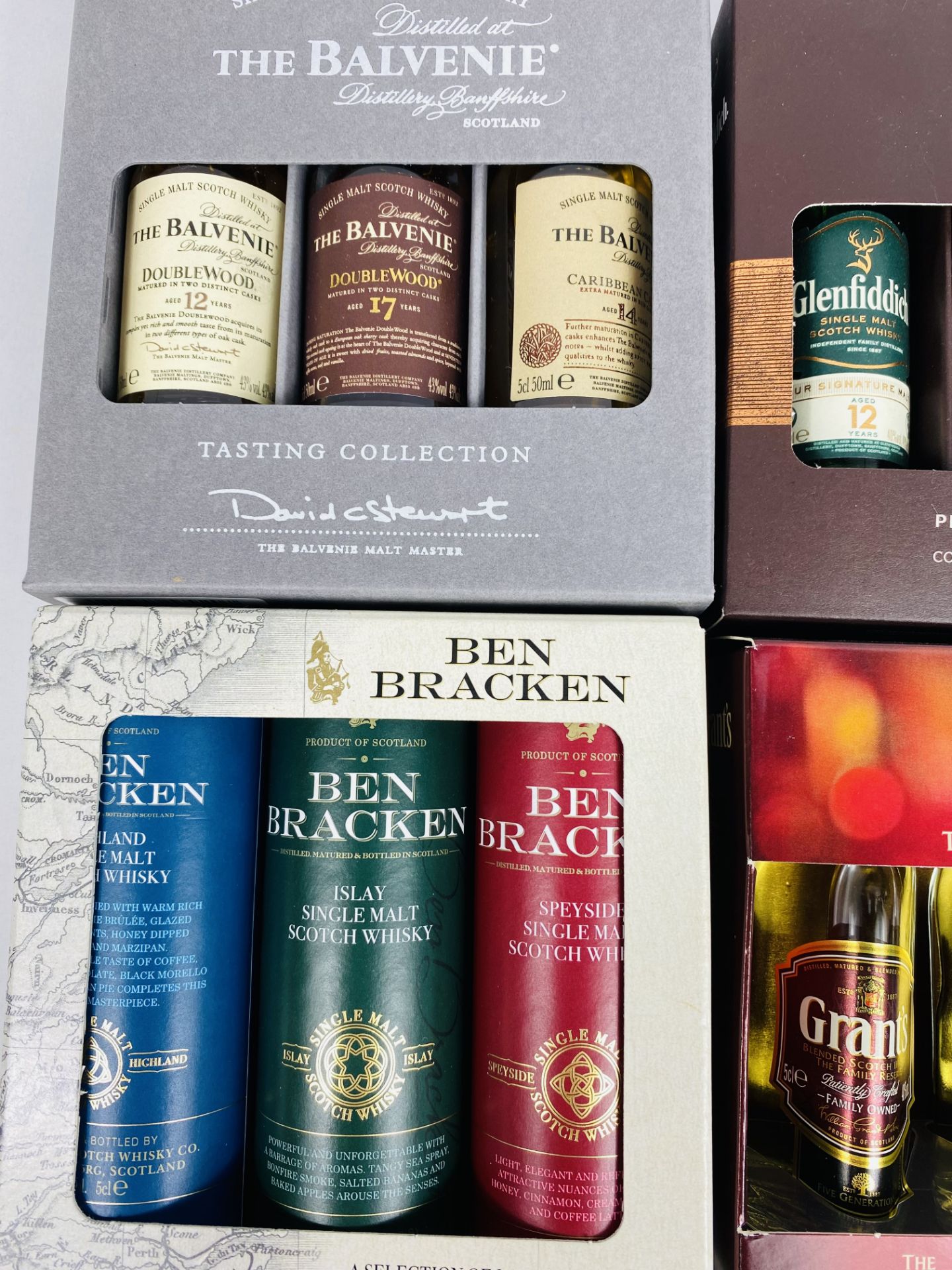 Five presentation boxes of whisky miniatures. - Image 2 of 4