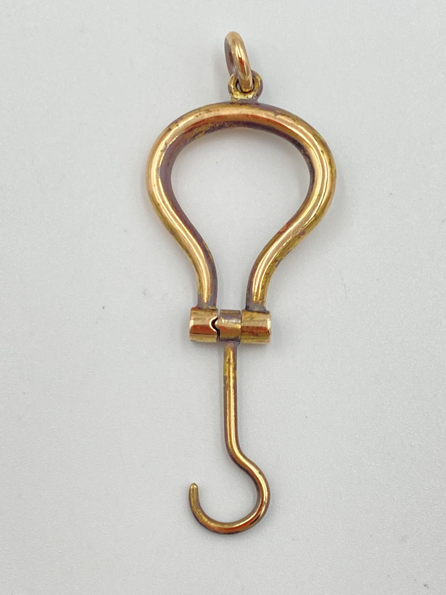 14ct gold folding button hook