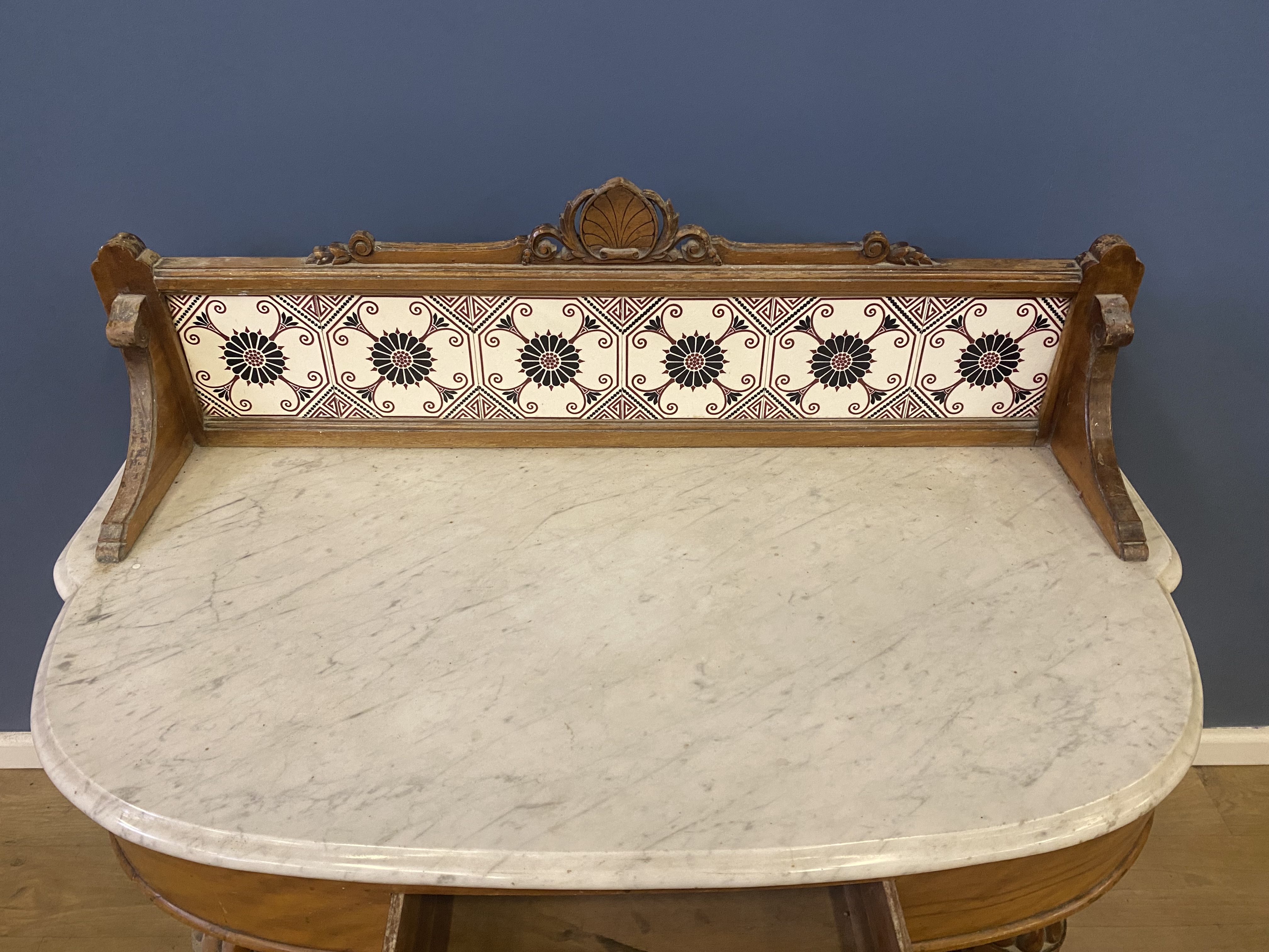 Marble topped washstand - Image 6 of 7