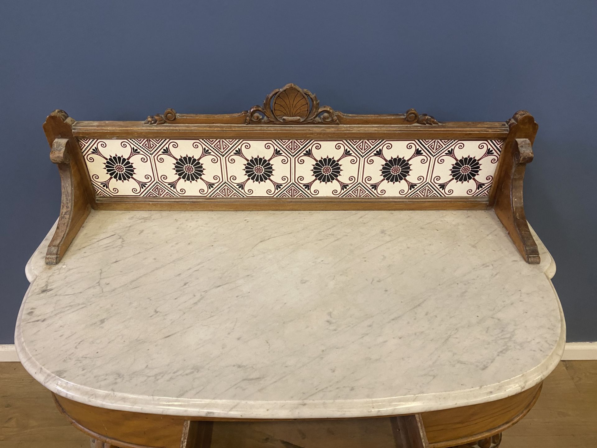 Marble topped washstand - Bild 6 aus 7