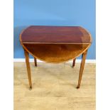 Mahogany drop leaf table