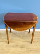 Mahogany drop leaf table