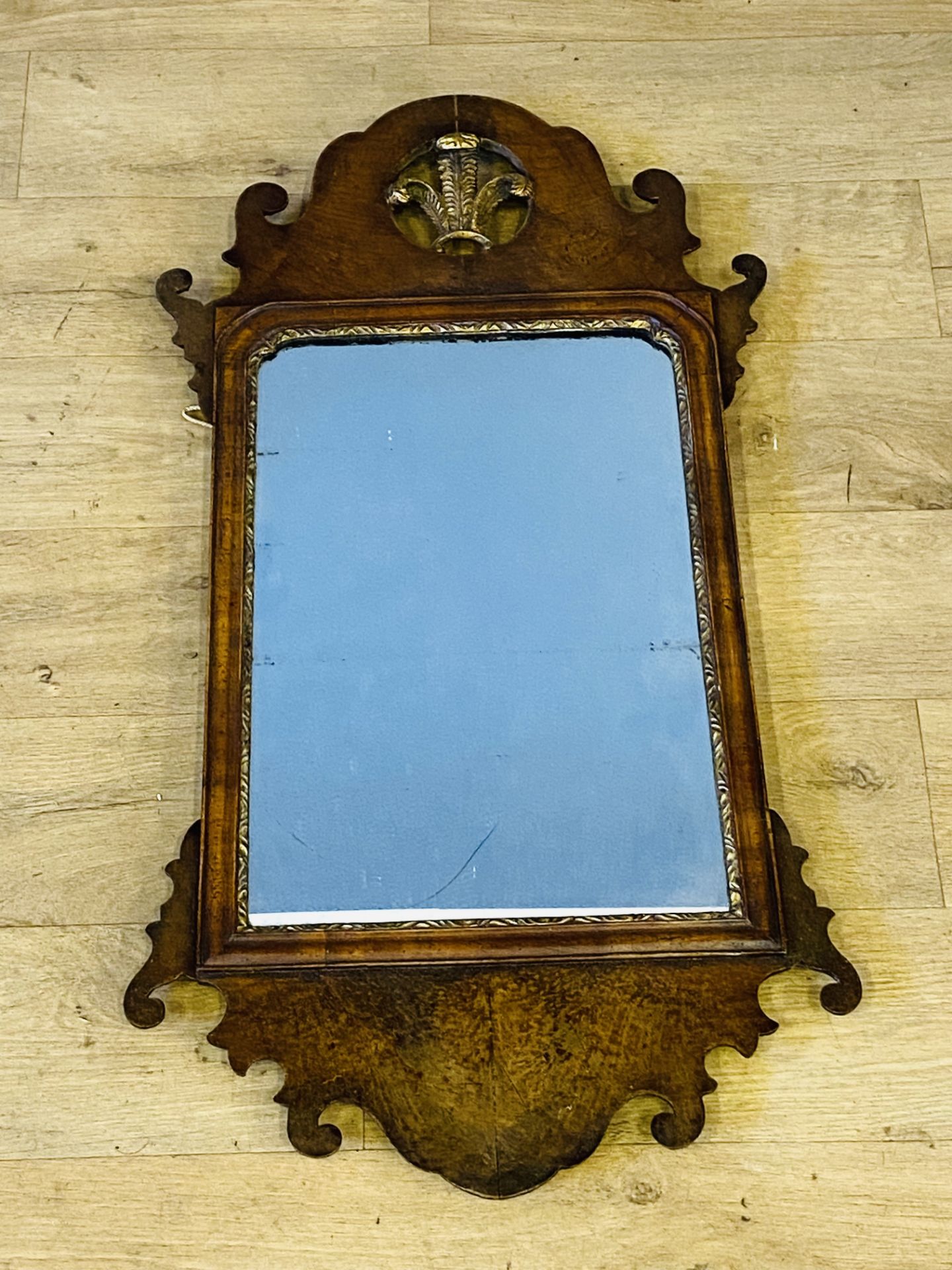 Georgian fret cut mirror - Image 3 of 4