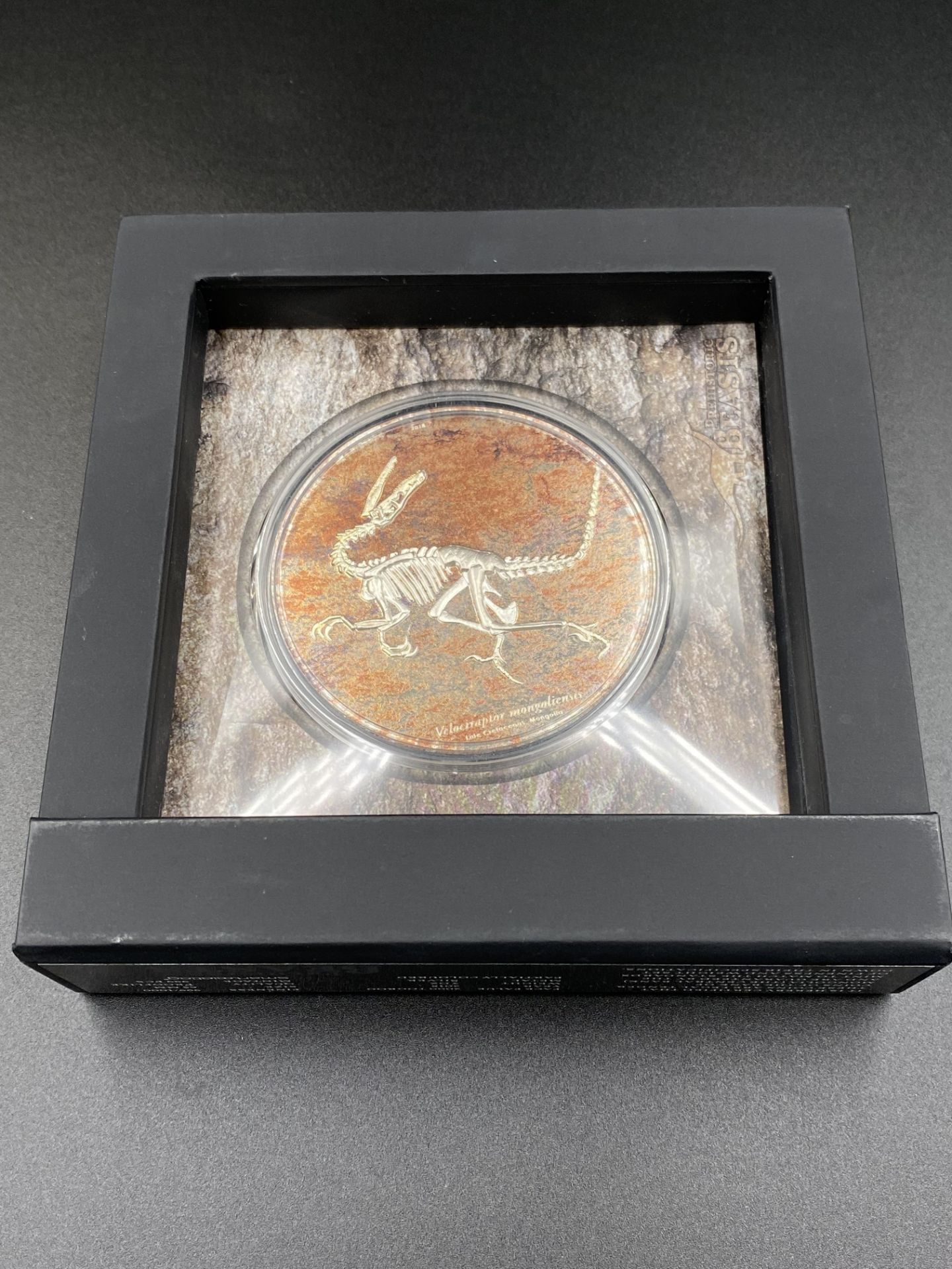 Smart Minting Mongol Bank Prehistoric Beasts 2000 togrog 3oz silver coin - Image 2 of 4