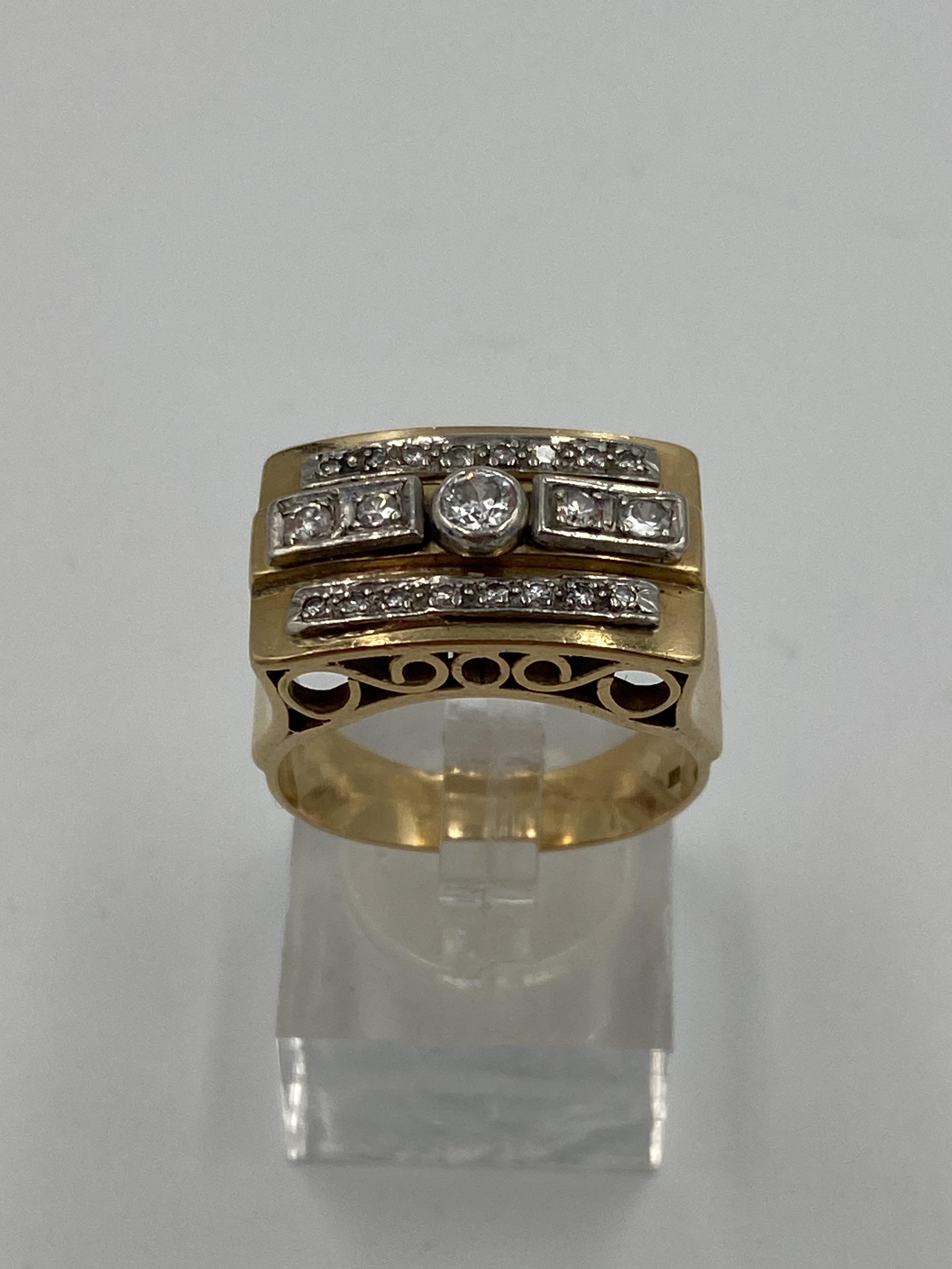 18ct gold and diamond ring - Image 2 of 4