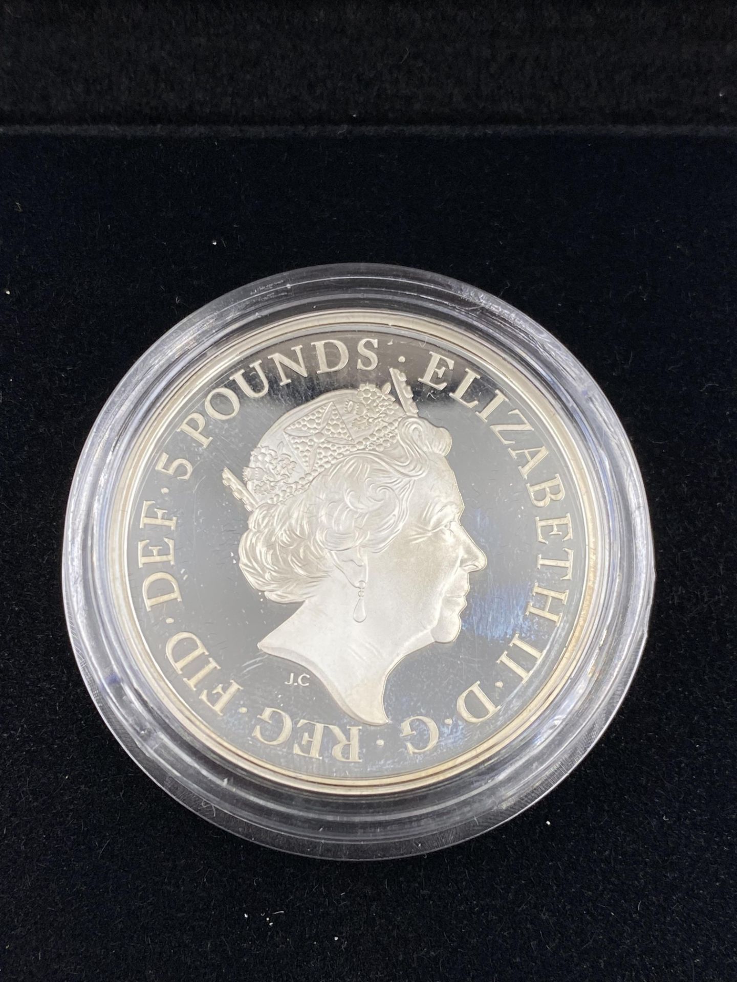 Royal Mint Royal Wedding 2018 £5 silver proof coin - Image 3 of 5