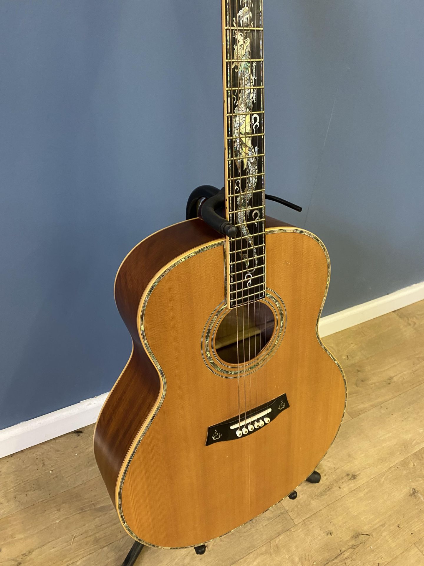 Lepore acoustic guitar - Image 5 of 12