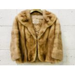 Fur jacket, by B. Manock