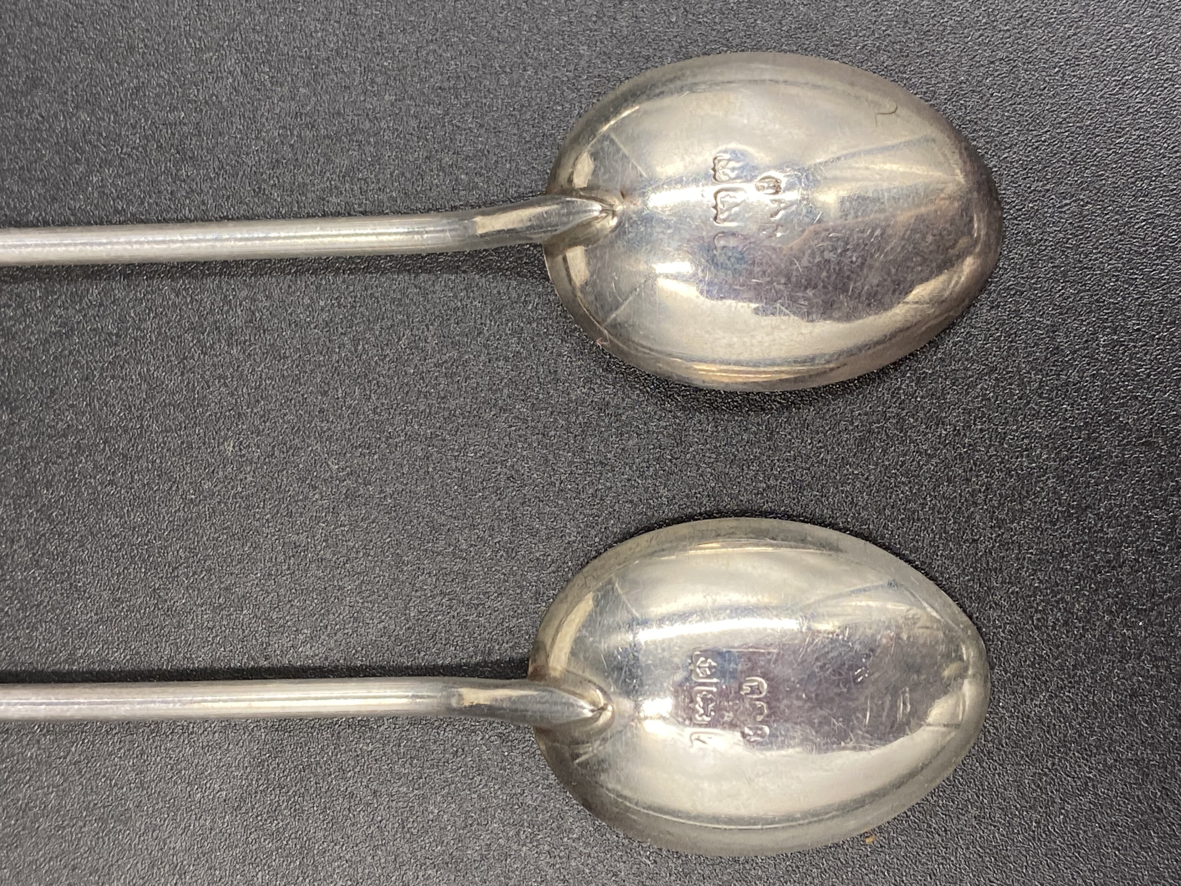 Twelve silver coffee bean spoons together with six coffee bean spoons - Image 6 of 7