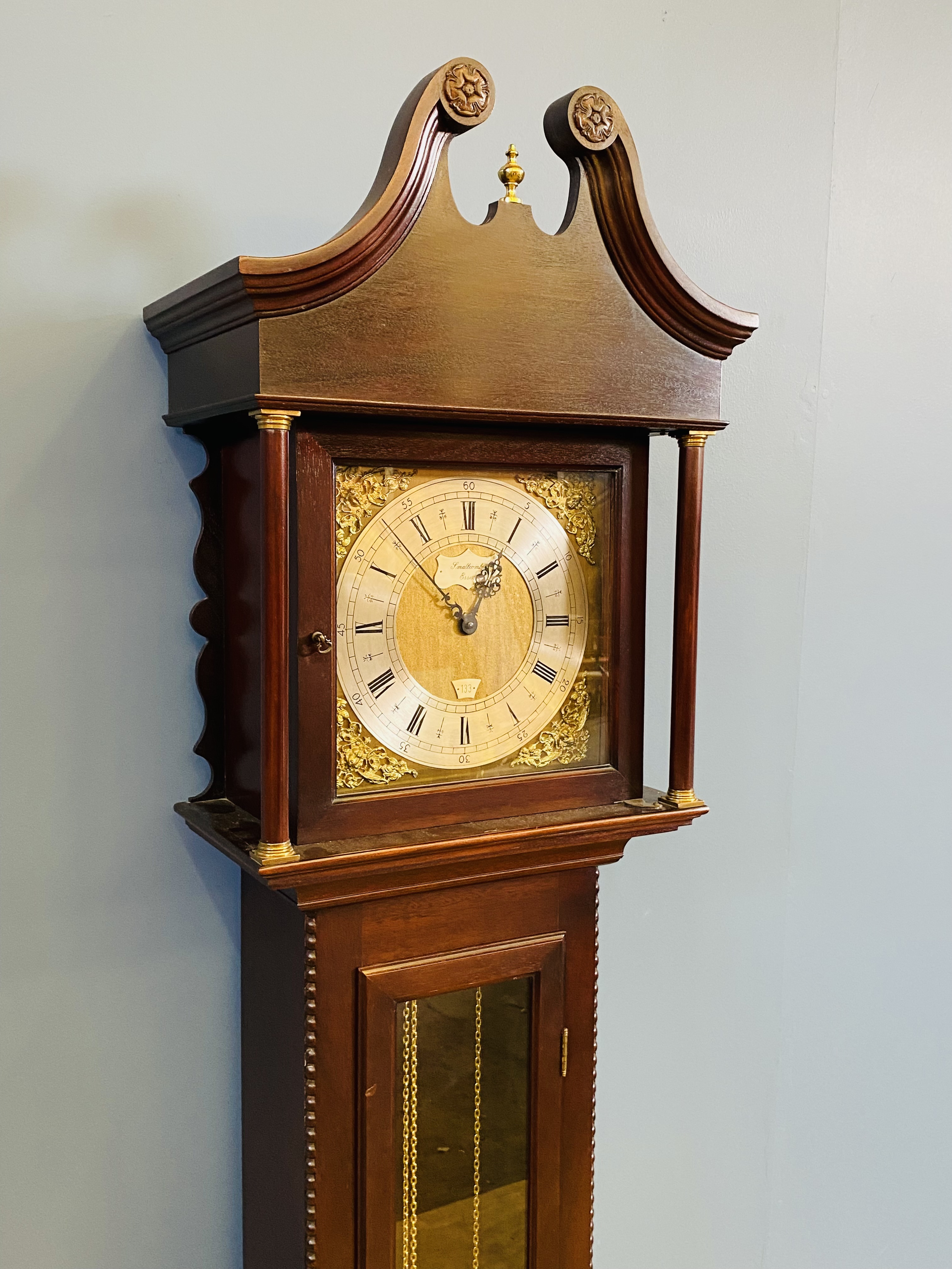 20th century longcase clock - Image 4 of 5