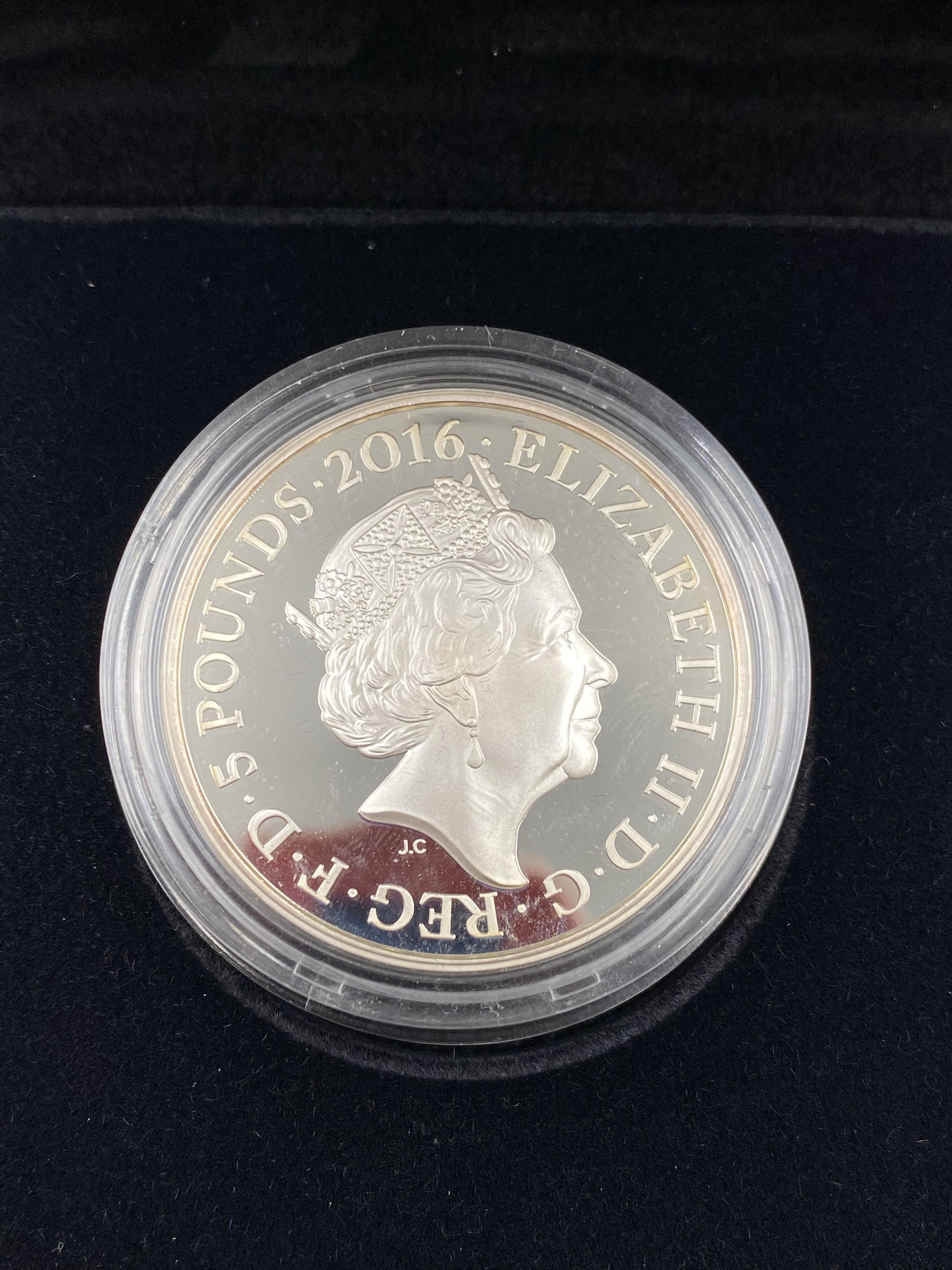 Royal Mint 90th Birthday of Her Majesty The Queen £5 silver proof coin - Image 4 of 4