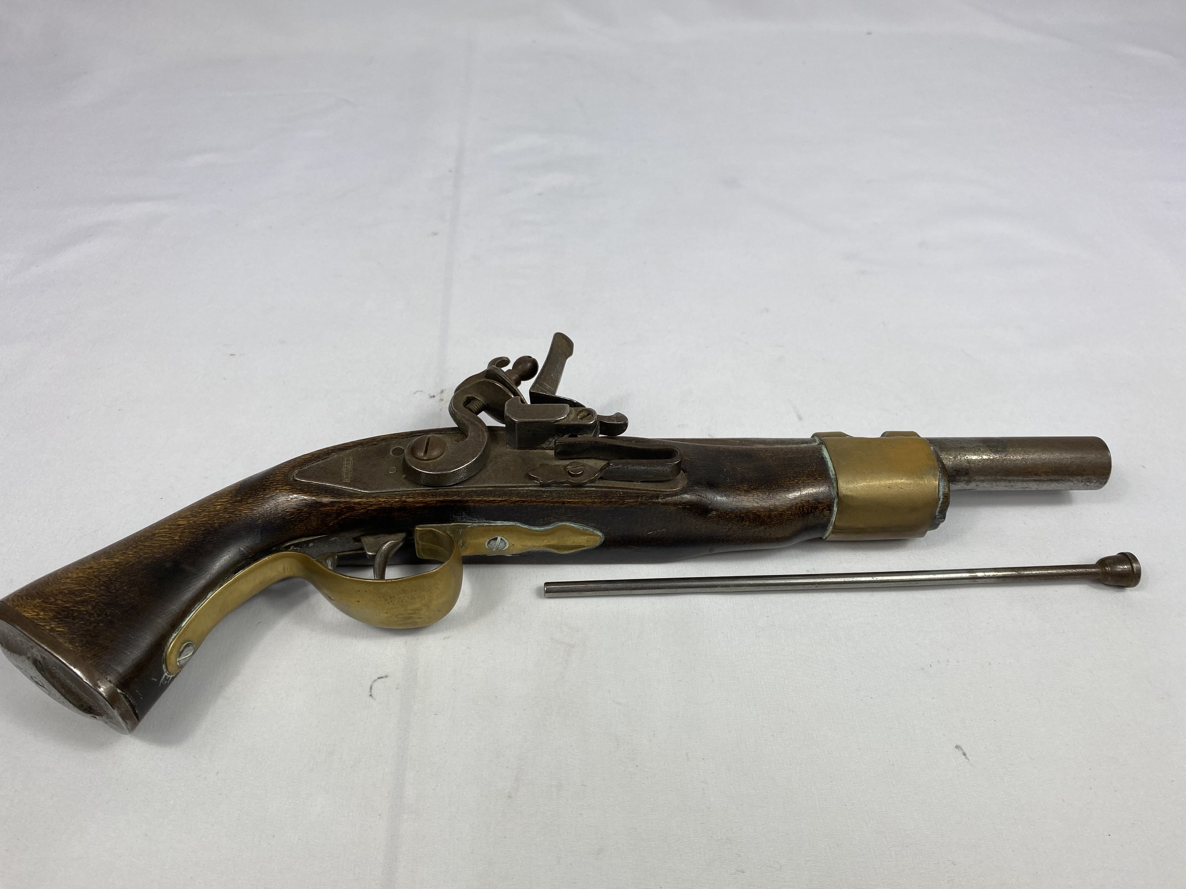 19th century muzzle loading pistol - Image 6 of 8