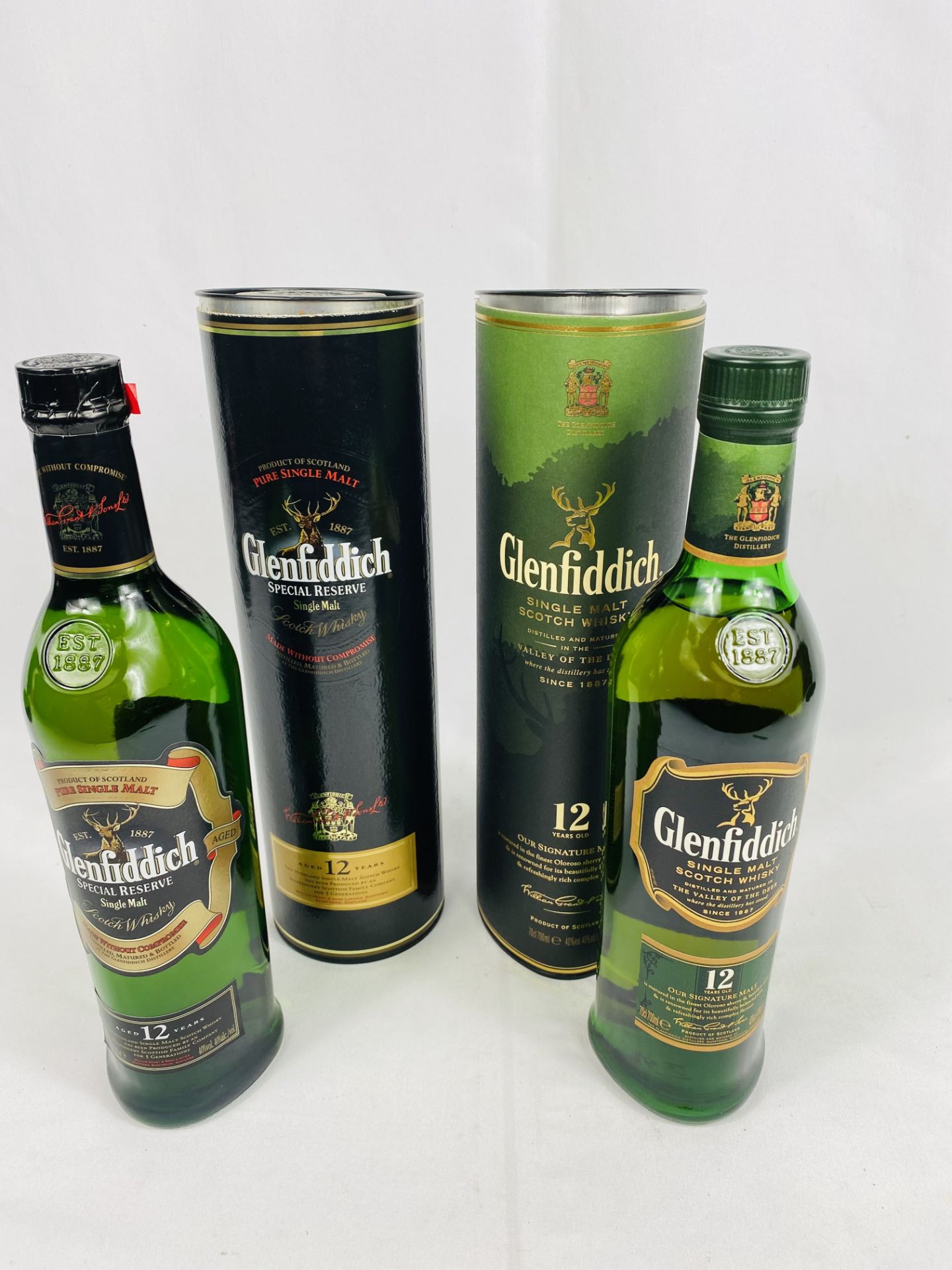 Two bottles of Glenfiddich whisky - Image 3 of 3