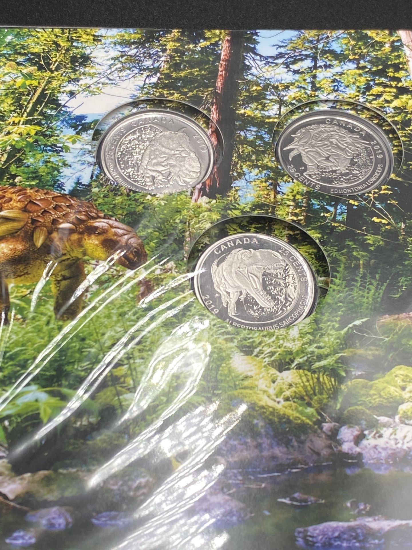 Westminster Coins, the Age of the Dinosaurs, 24 limited edition 24ct gold plated coins - Image 2 of 5