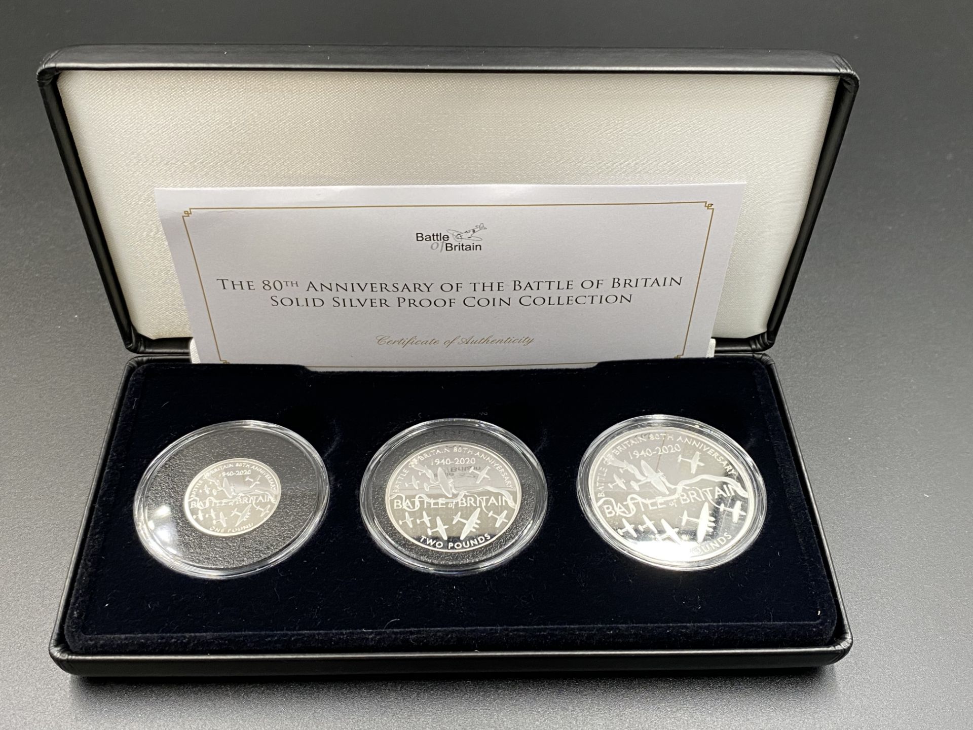 Jubilee Mint 80th Anniversary of the Battle of Britain silver proof coin collection