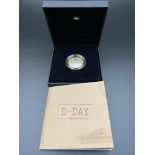 Royal Mint 75th Anniversary of D-Day 2019 £2 silver proof piedfort coin