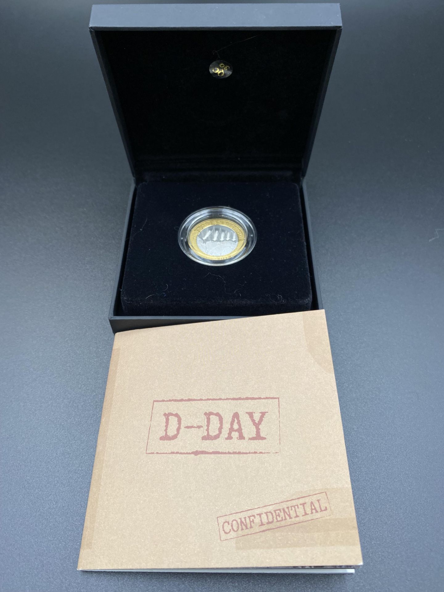 Royal Mint 75th Anniversary of D-Day 2019 £2 silver proof piedfort coin