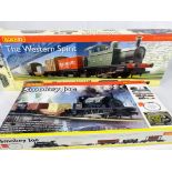 Hornby Western Spirit train set in original box; together with Smoky Joe set in original box