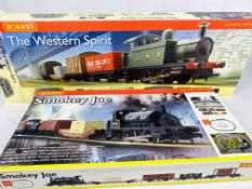 Hornby Western Spirit train set in original box; together with Smoky Joe set in original box