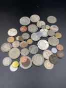 A collection of coins.