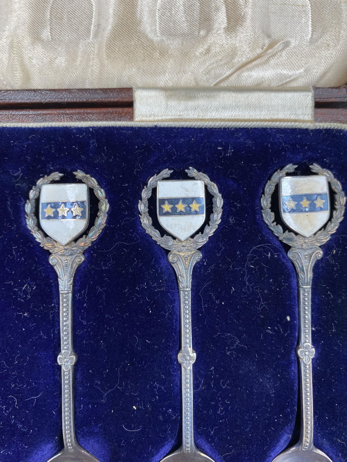 Boxed set of six silver tea spoons - Image 4 of 5