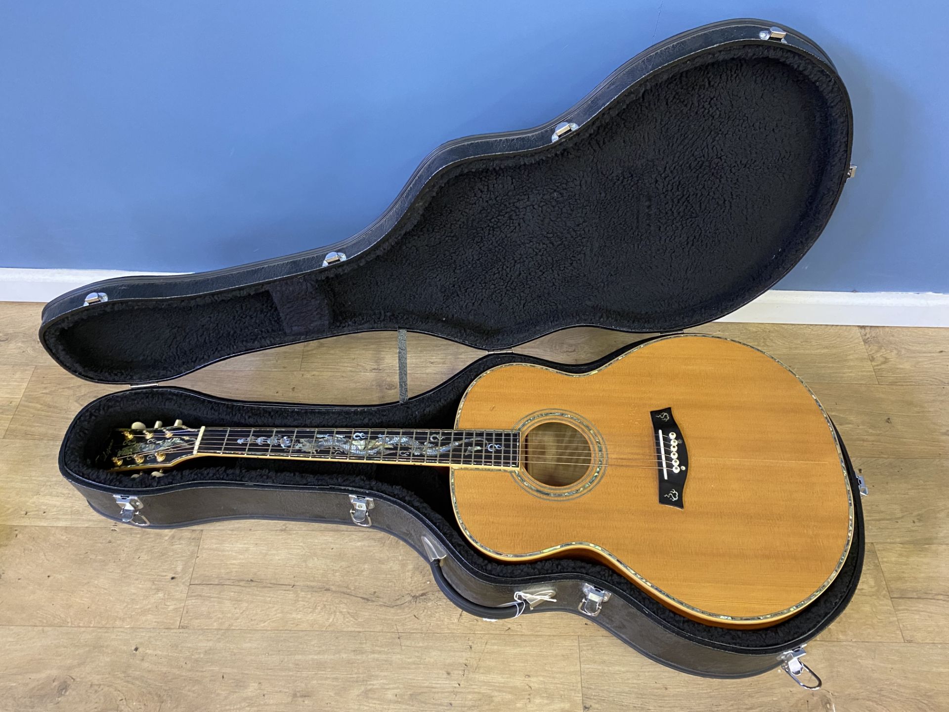 Lepore acoustic guitar - Image 8 of 12