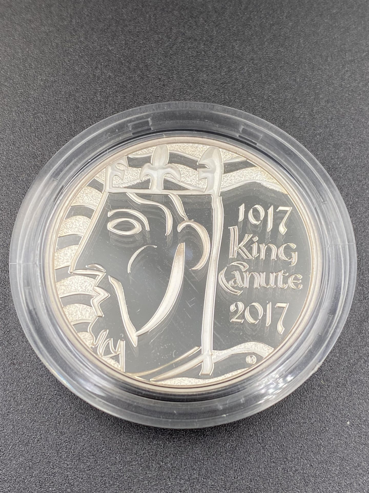 Royal Mint 1000th Anniversary of the Coronation of King Canute, 2017 £5 silver proof coin - Image 2 of 4