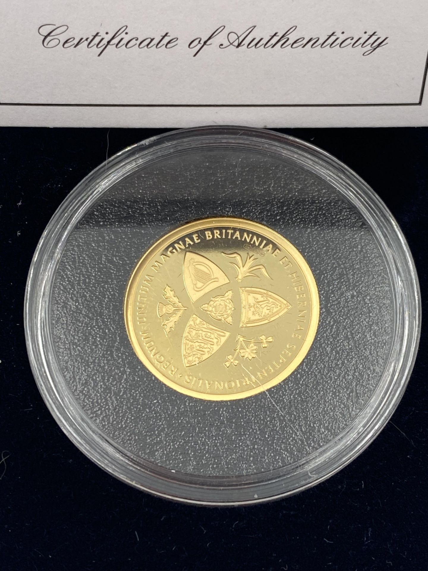 HRH Prince Philip 8g 22ct gold proof commemorative coin - Image 3 of 4