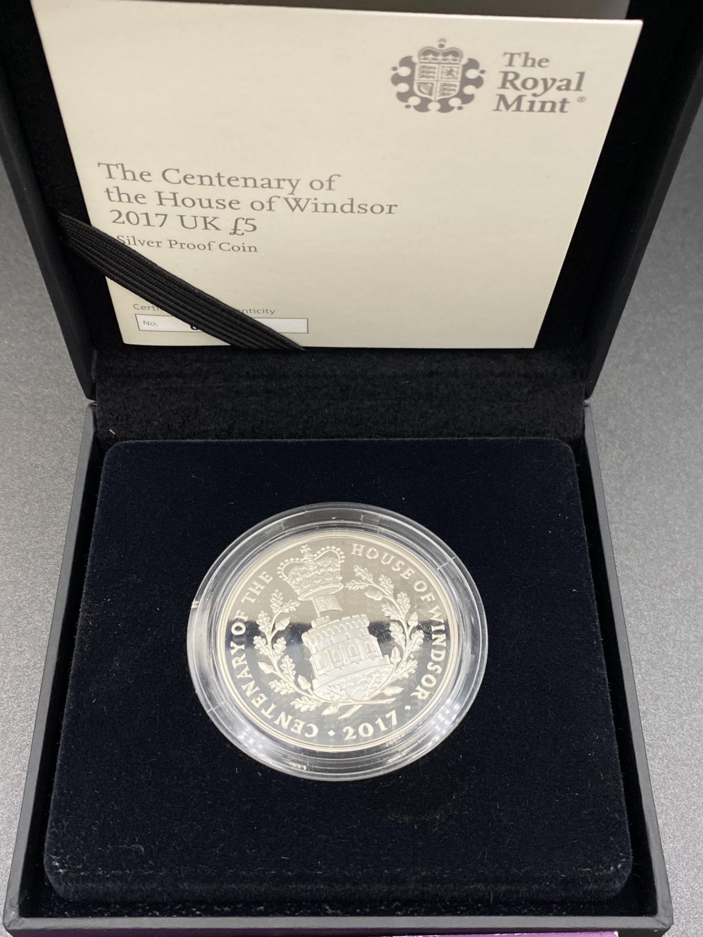Royal Mint Centenary of the House of Windsor £5 silver proof coin