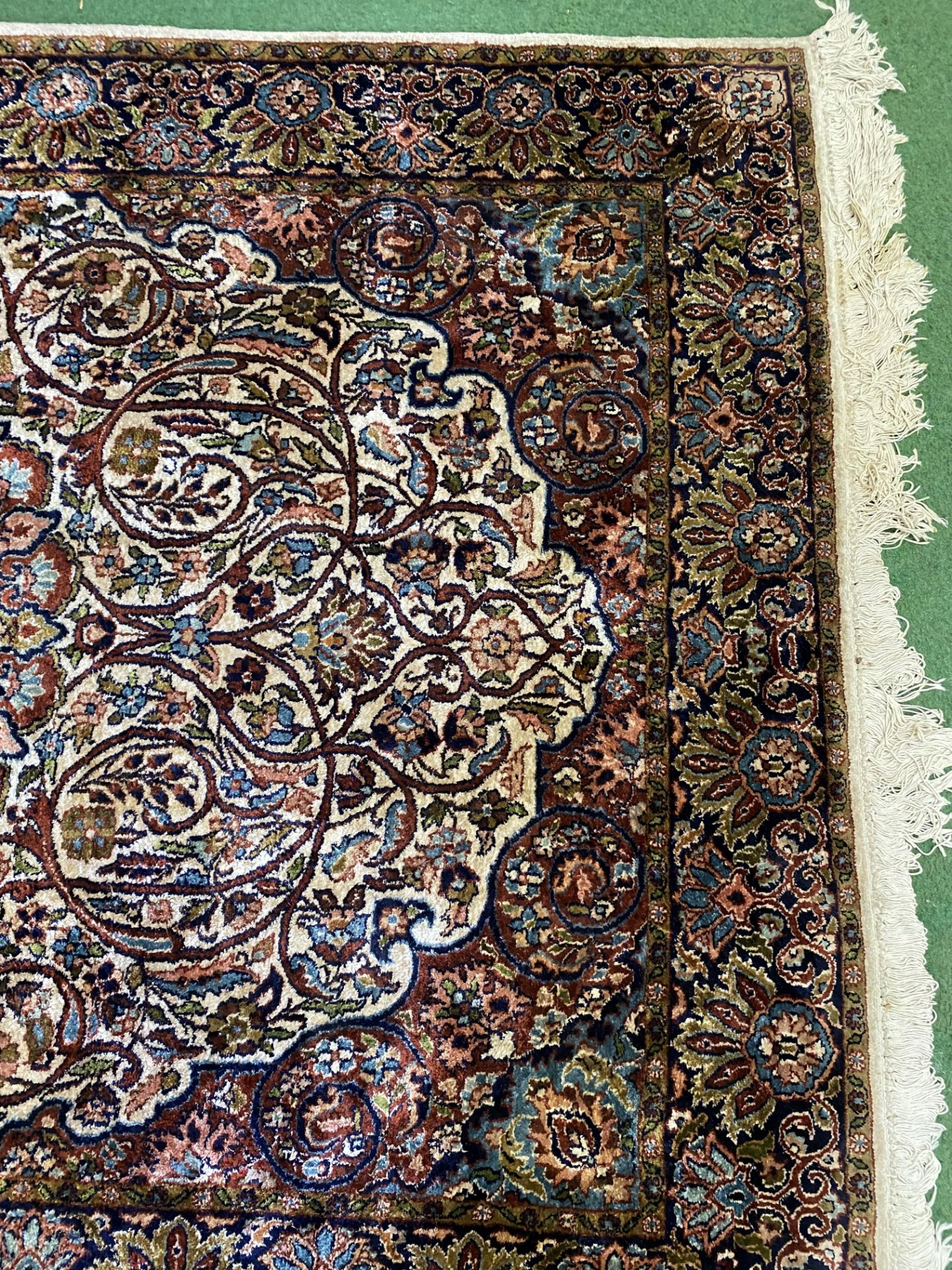 Handmade silk rug - Image 4 of 4