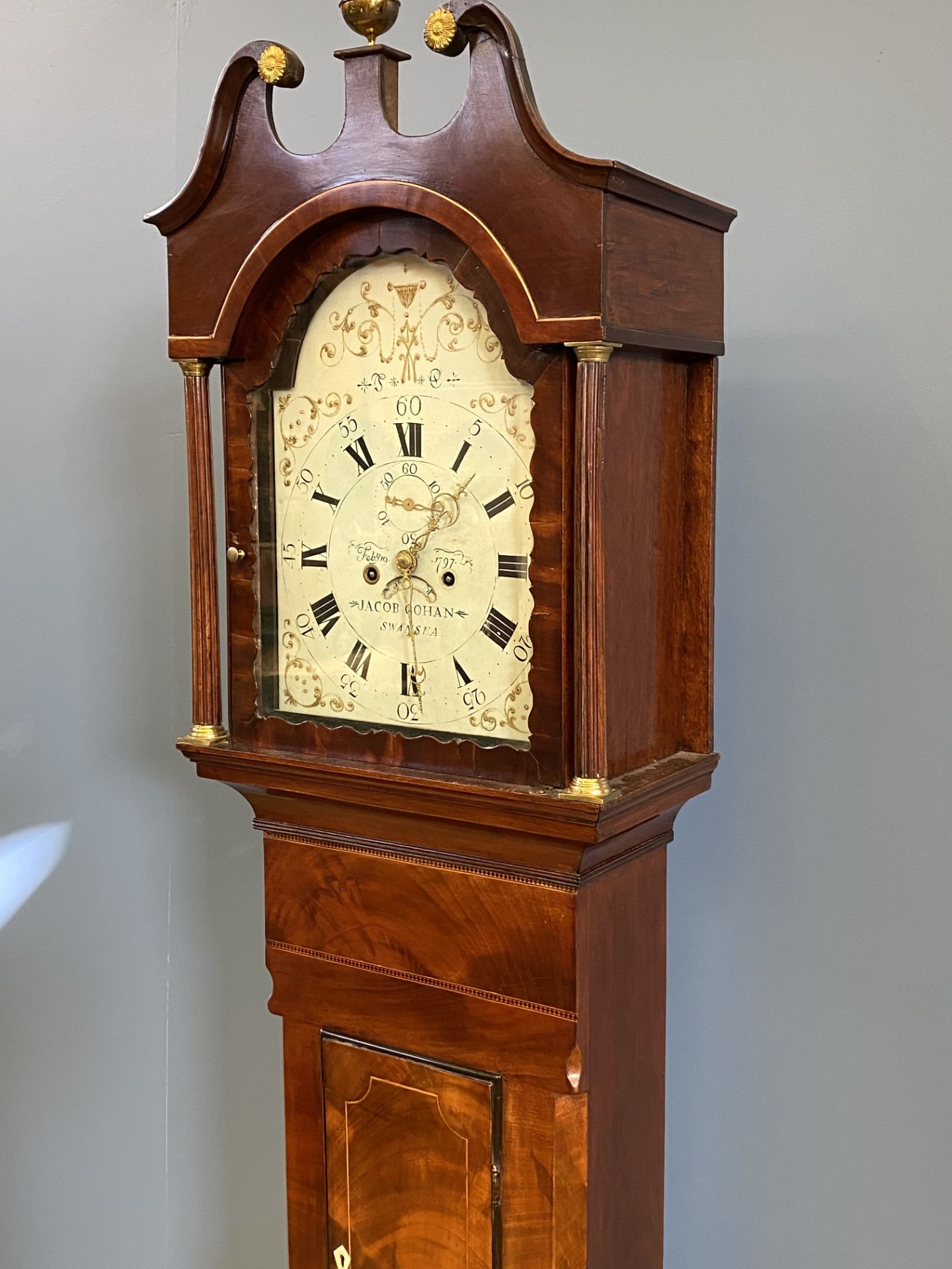 18th century longcase clock - Bild 4 aus 8