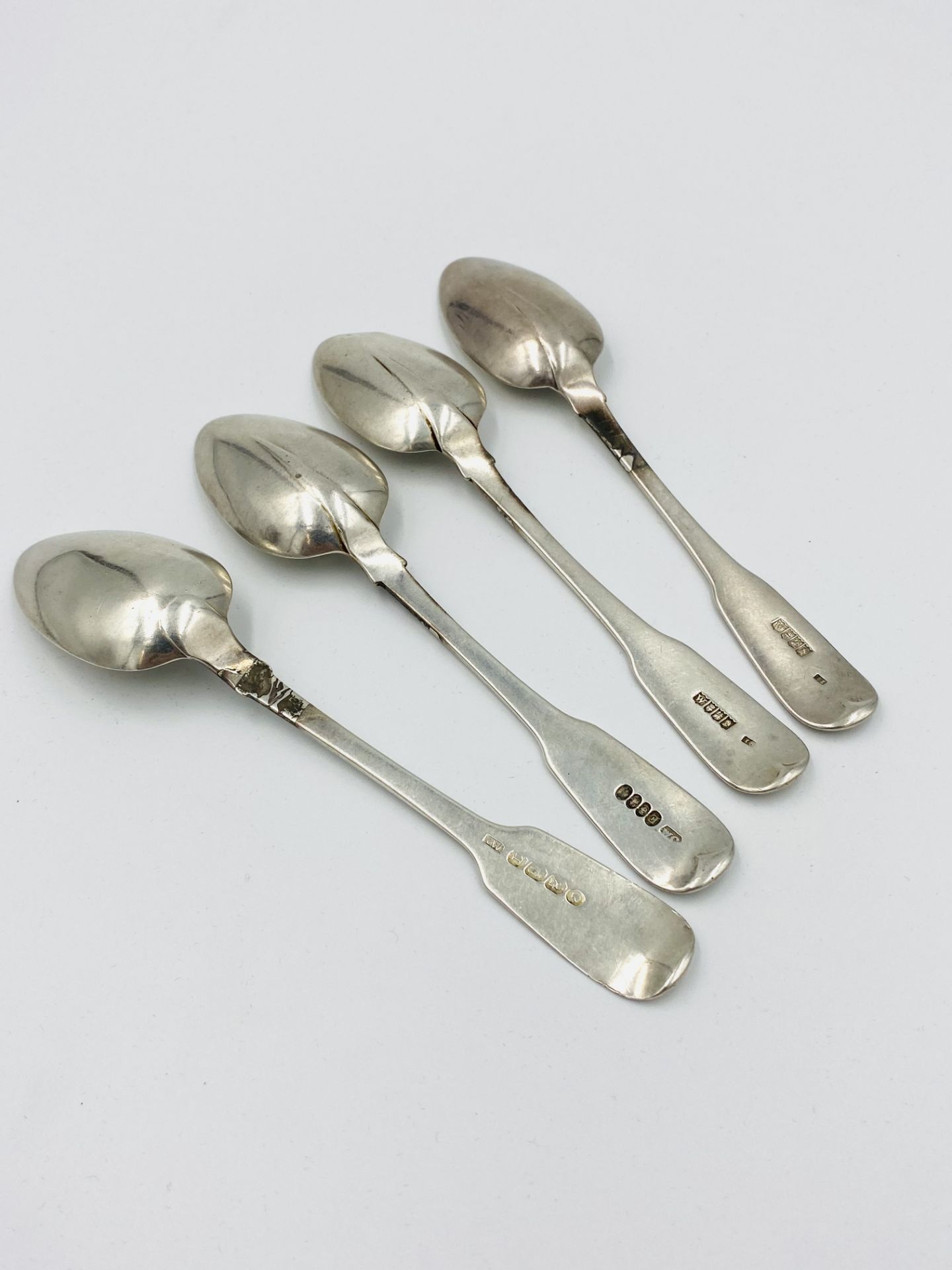 Four Irish silver teaspoons - Image 3 of 3