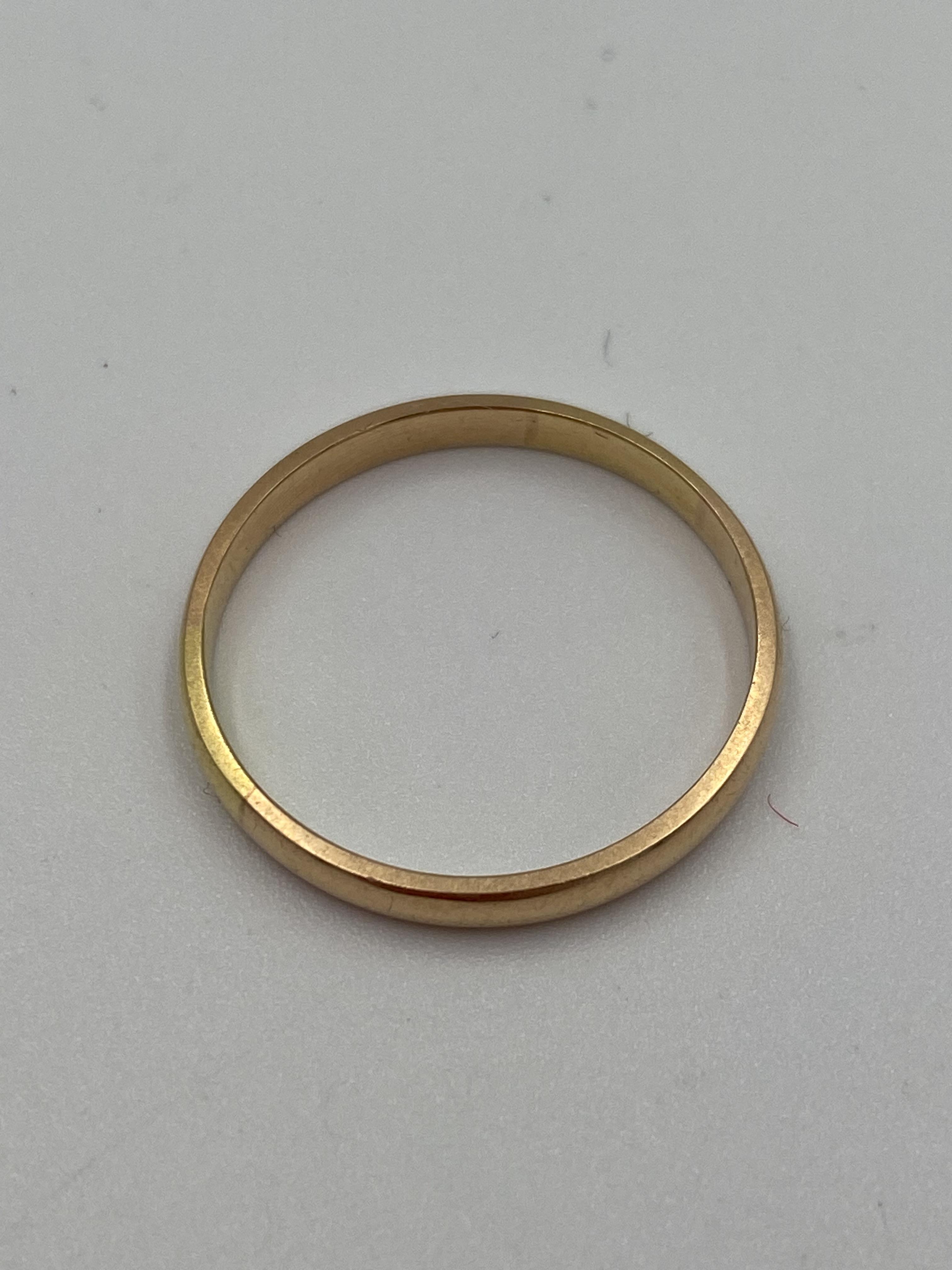 18ct gold band - Image 2 of 3