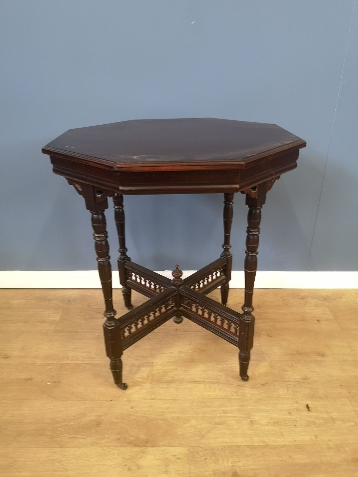 Octagonal display table