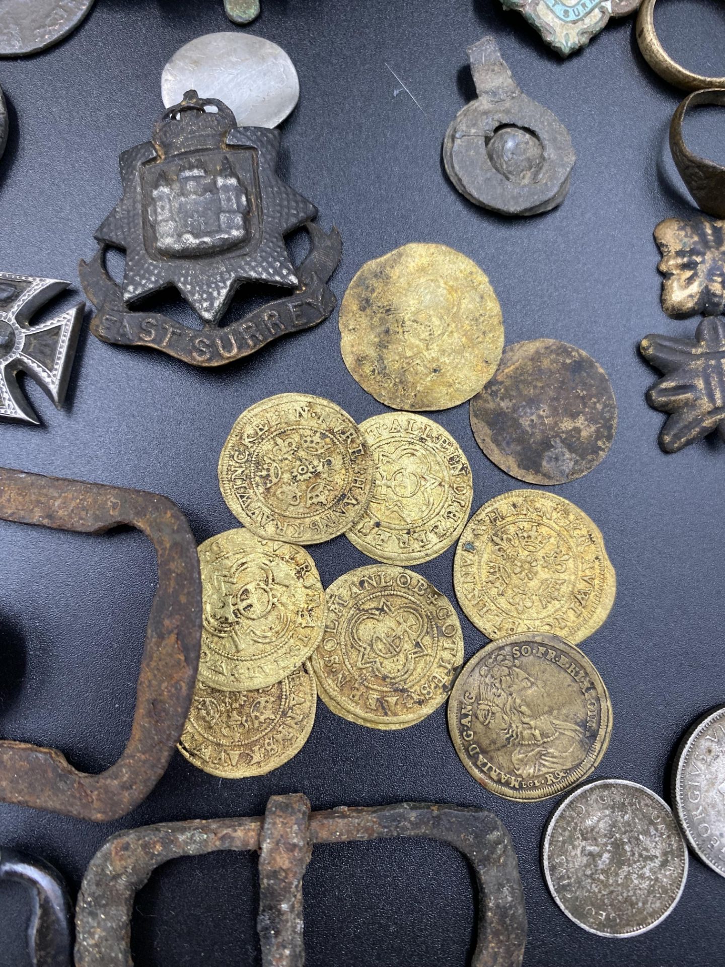Collection of finds from the Thames Estuary, including coins, tags and buttons. - Image 8 of 8