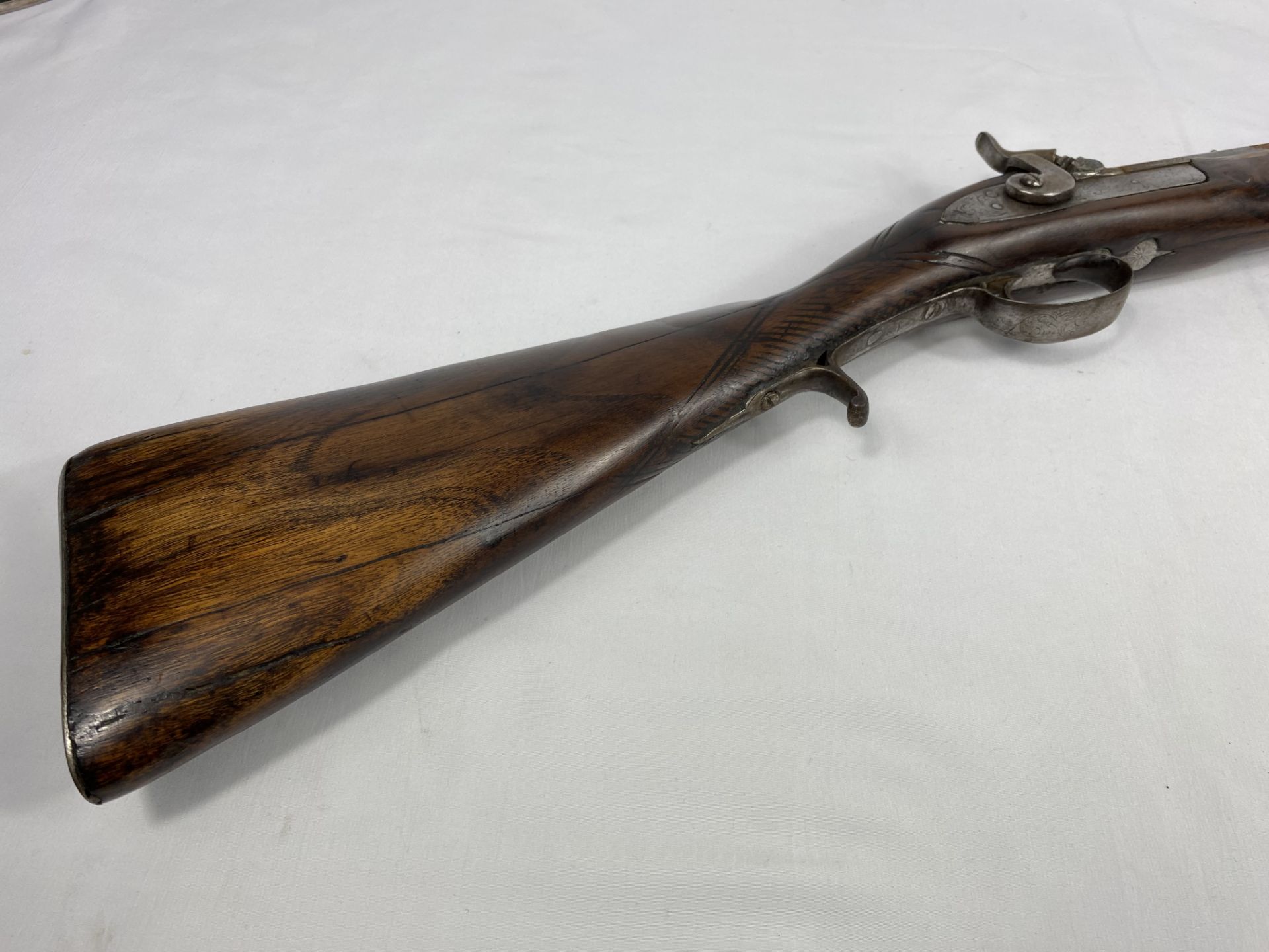 19th century percussion rifle - Image 3 of 8