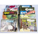 Collection of twenty Giles cartoon annuals