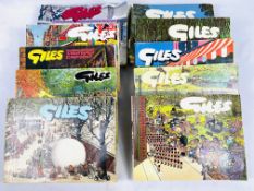 Collection of twenty Giles cartoon annuals