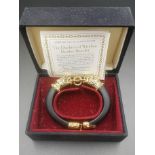 Franklin Mint Duchess of Windsor panther bracelet with certificate of authenticity.