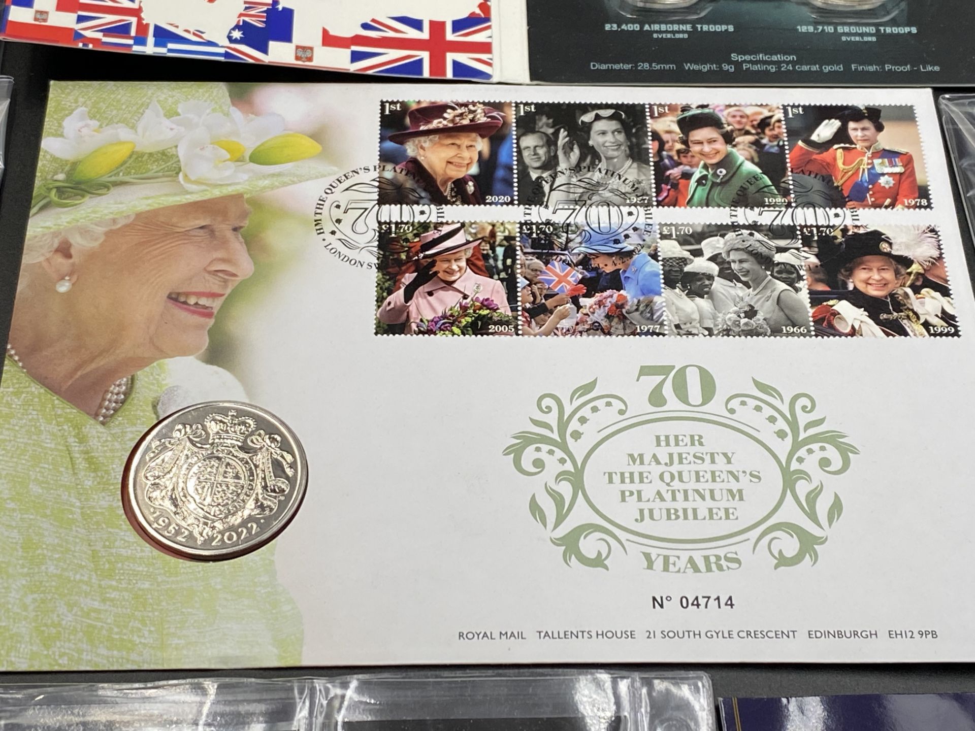 Queen's coronation 65th anniversary and Operation Overlord D-Day 75 coin collection - Image 5 of 10