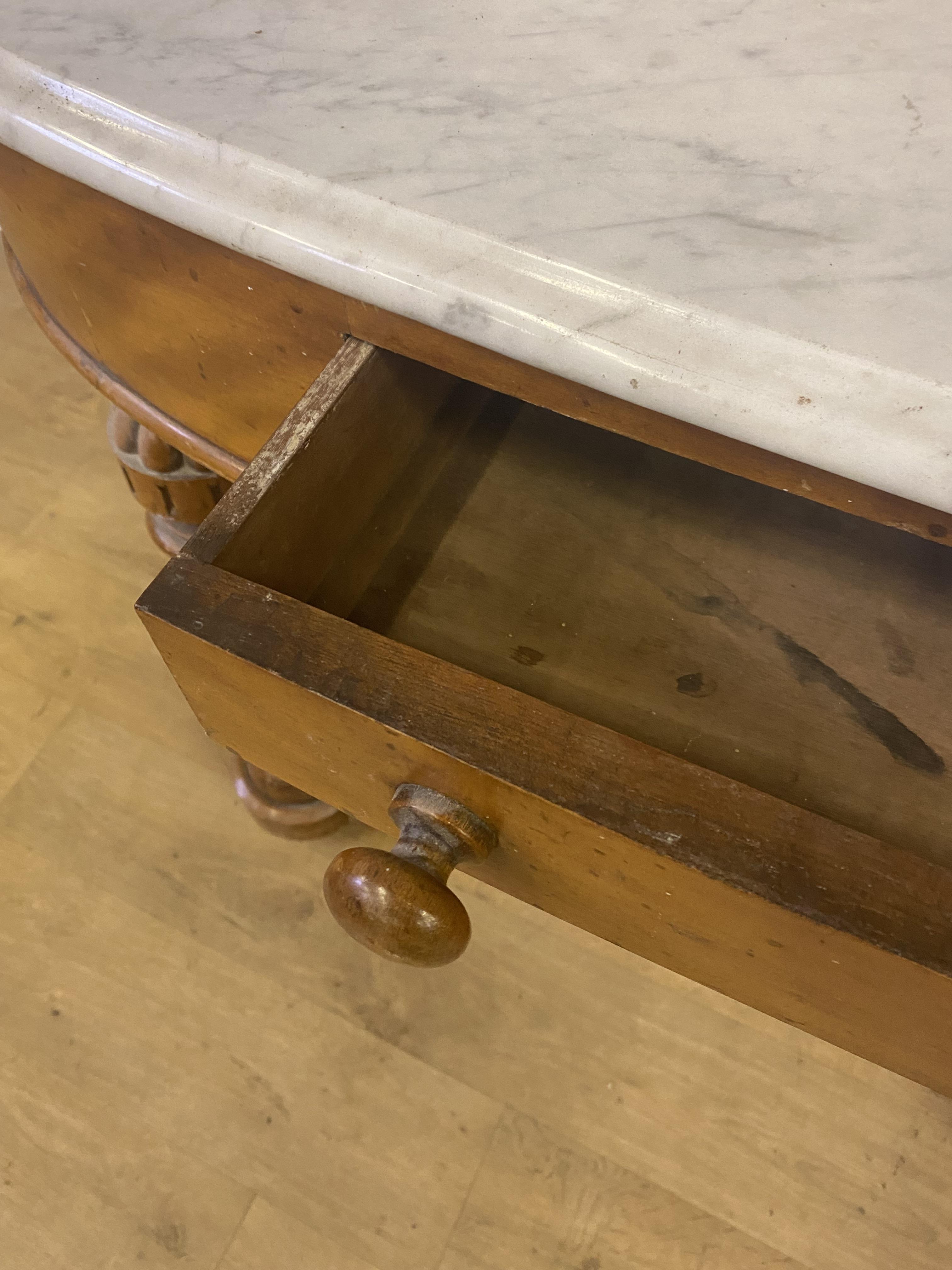 Marble topped washstand - Image 3 of 7