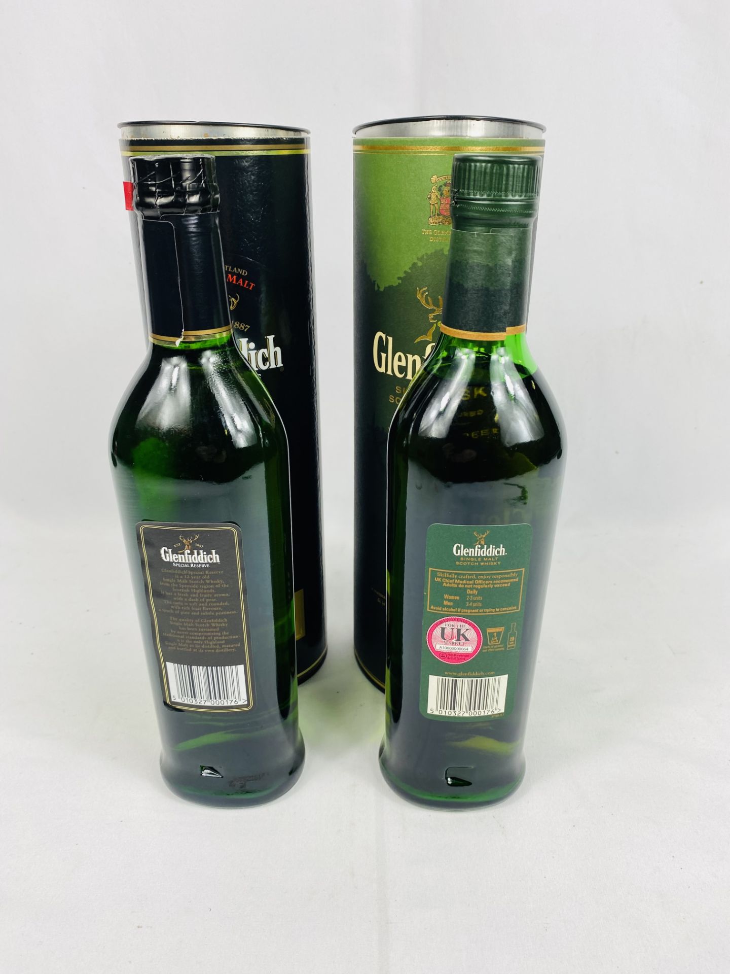 Two bottles of Glenfiddich whisky - Image 2 of 3