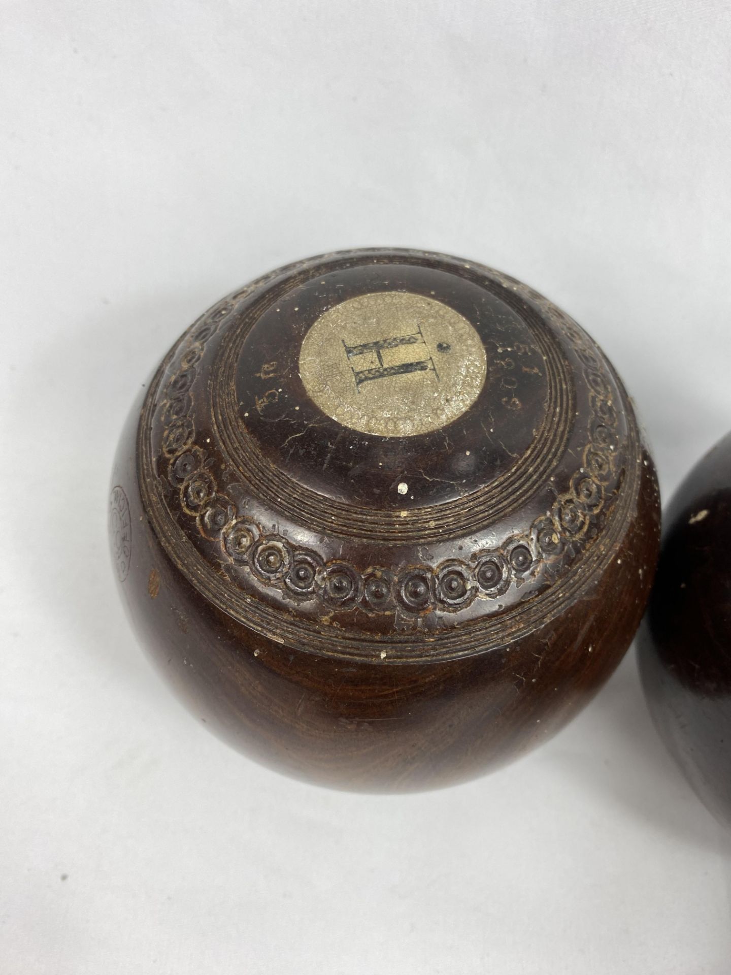 Four rosewood bowling balls - Image 3 of 6