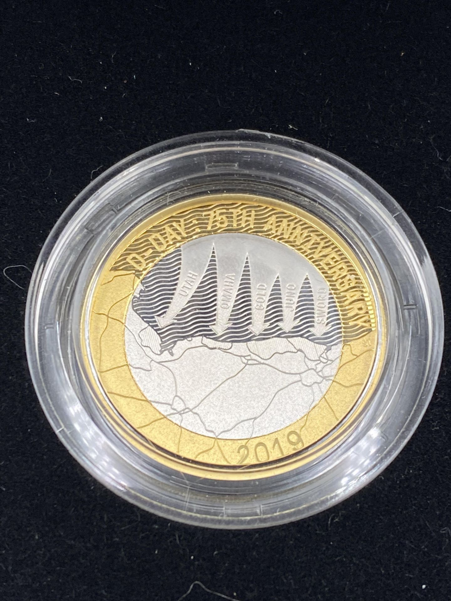 Royal Mint 75th Anniversary of D-Day 2019 £2 silver proof piedfort coin - Image 3 of 4