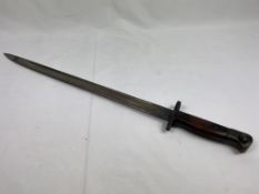 Military bayonet marked 1907