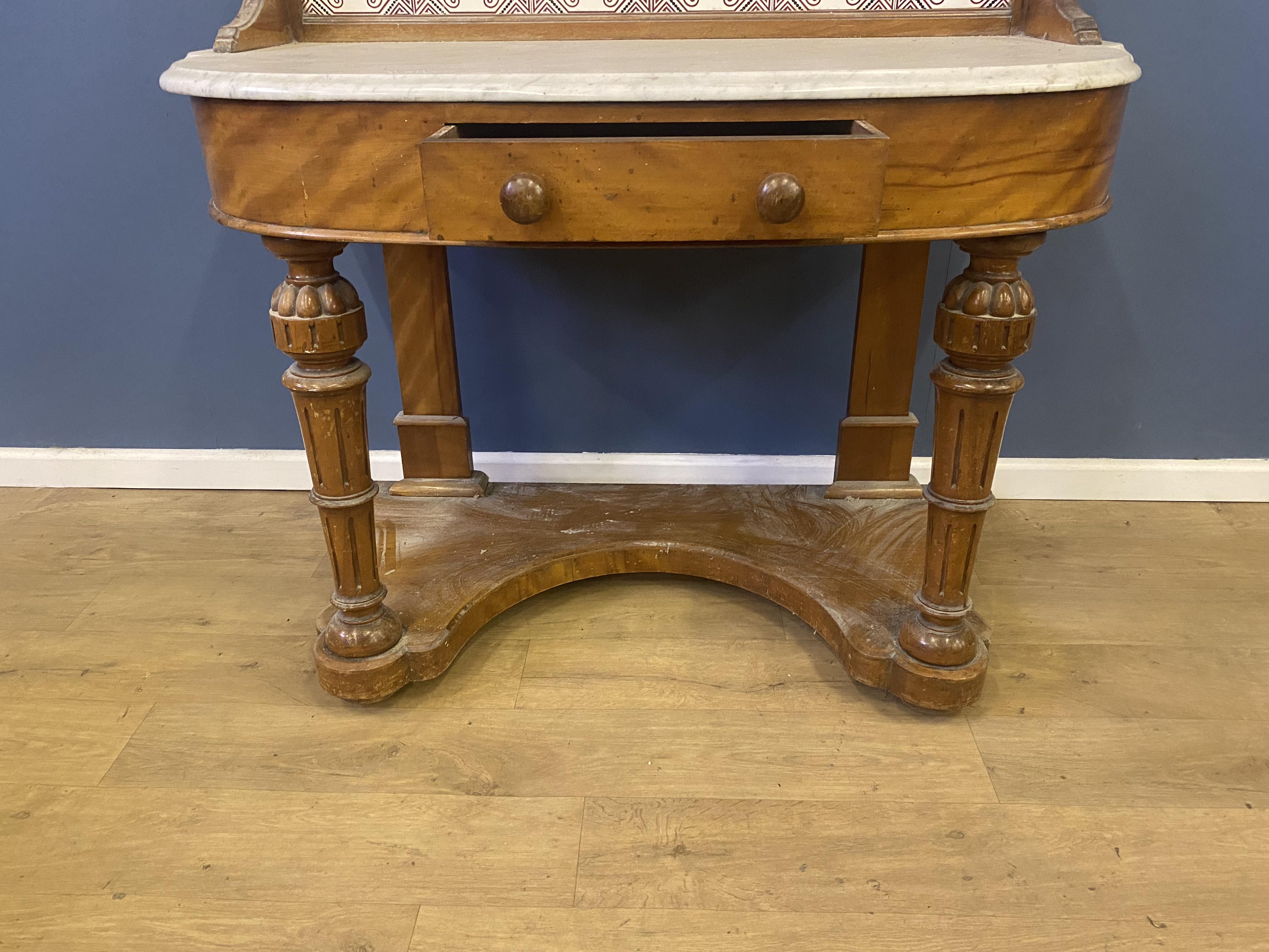 Marble topped washstand - Image 5 of 7