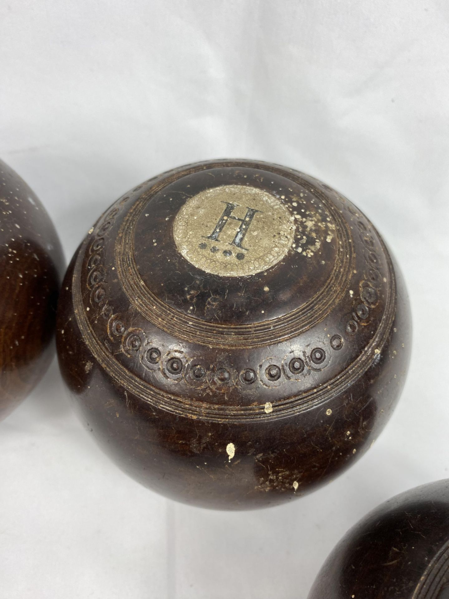 Four rosewood bowling balls - Image 4 of 6