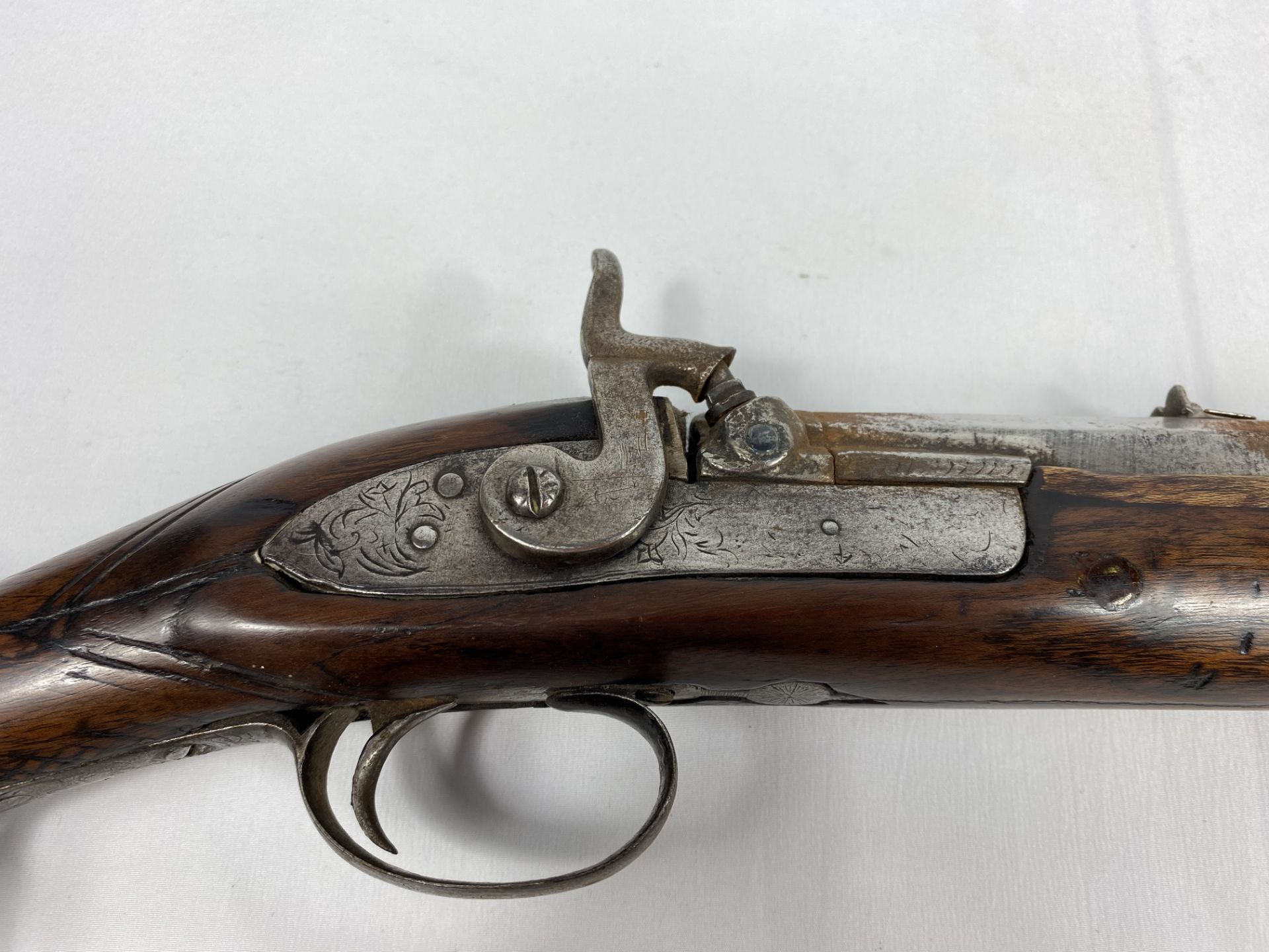 19th century percussion rifle - Image 5 of 8